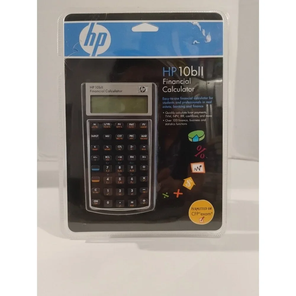 Authentic HP 10bII Financial Calculator For Students & Professionals NEW